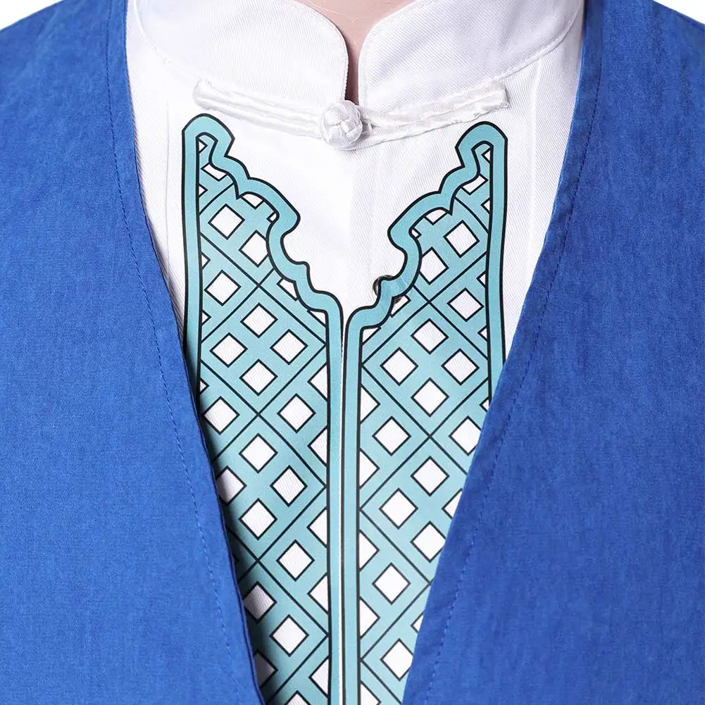 لعبة مورتال كومبات 2 ملابس لورد رايدن التأثيرية سراويل علوية للحفلات تمويه الرجال لعب الأدوار أزياء الهالوين كرنفال الزي