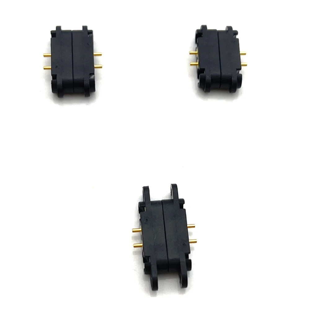 1Pair 3Pin 2pin with ears Waterproof Magnetic Pogo Pin Connector Pogopin Male Female 2.54mm 2.8mm Spring Loaded DC Power Socket