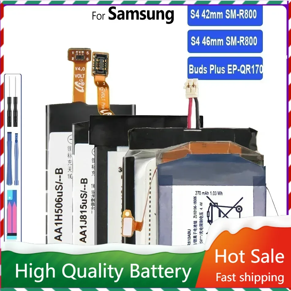 Battery for Samsung Galaxy S4 Watch, EB-BR810ABU, EB-BR170ABU, 42mm, SM-R810, SM-R815, In Stock, New