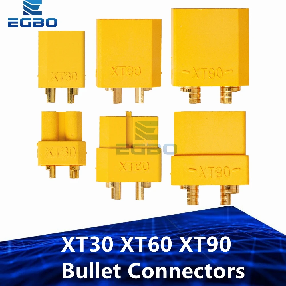 1~10PCS EGBO 1Pair XT30 XT60 XT90 Male Female Bullet Connectors Plugs For RC Lipo Battery Wholesale DIY