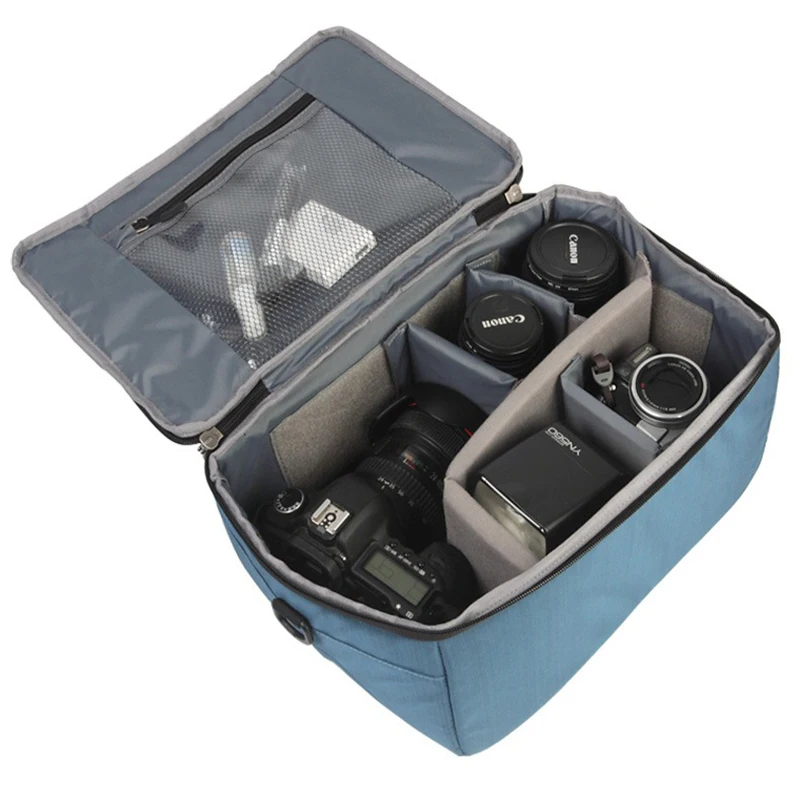 Portable Side-Pressed Photography Bag, Highly Functional Camera Bag with Strong Storage Capacity, Waterproof Shoulder Bag