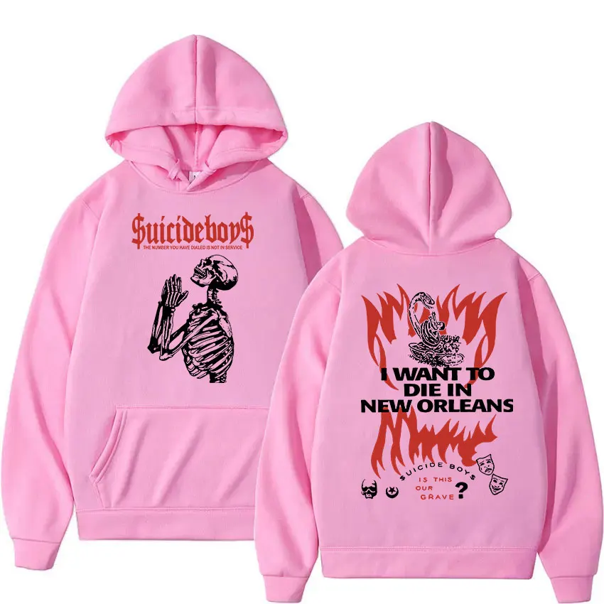 Suicideboys G59 2024 Tour Print Hoodie Men Hip Hop Vintage Fashion Pullover Sweatshirt Unisex Gothic Oversized Hooded Streetwear