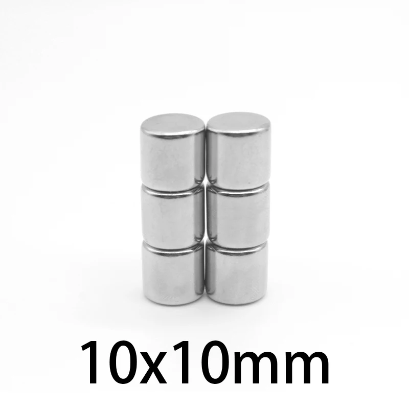 

5/10/20/25/50PCS 10x10 mm Disc Rare Earth Magnets 10x10mm Round Neodymium Magnet Strong 10mmx10mm Permanent Magnet 10*10 N35