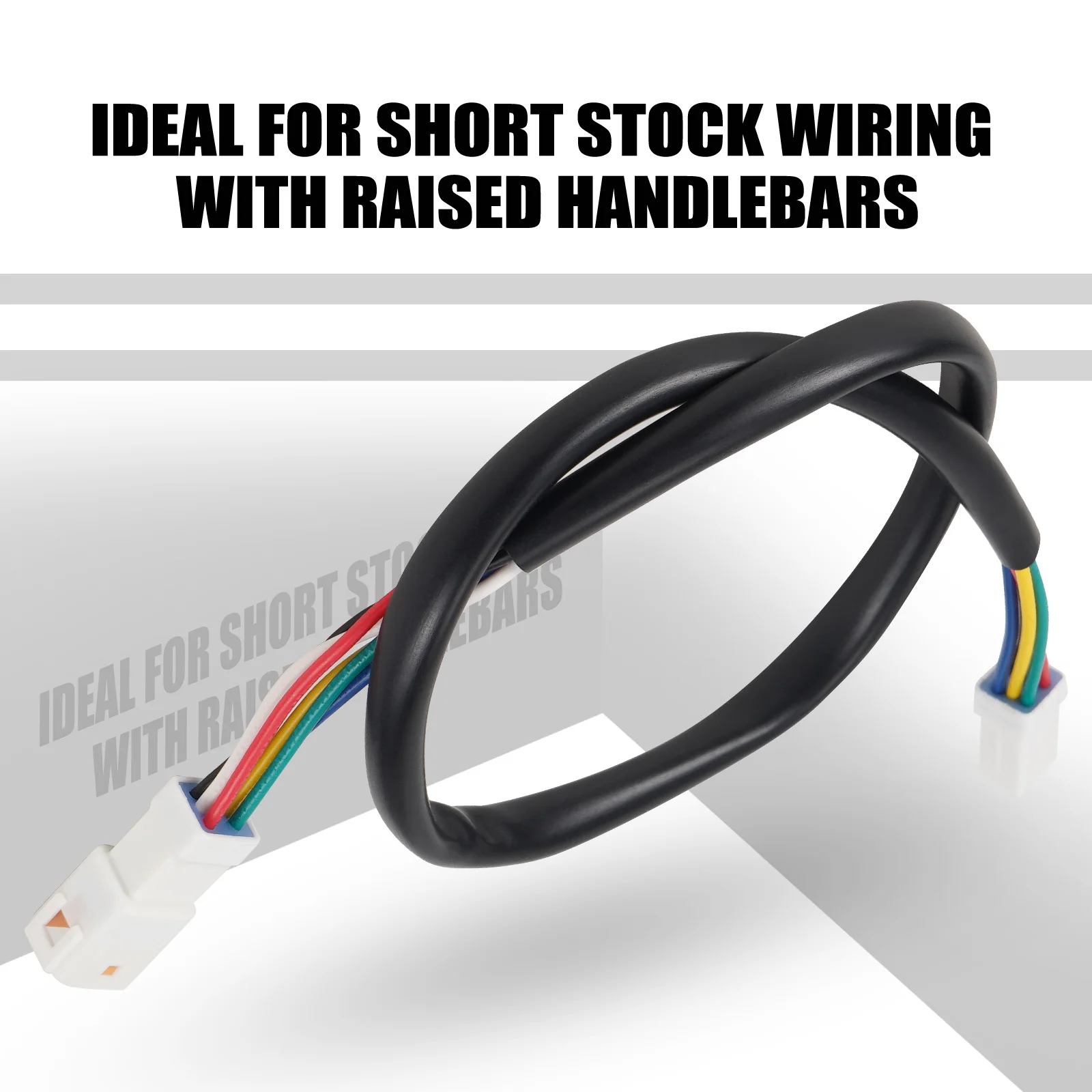 

Motorcycle Electronic Throttle Handlebar Wiring Extension 16" for Harley CVO/Road Glide Fat Boy FLFB/S Road King/Special 2017-Up