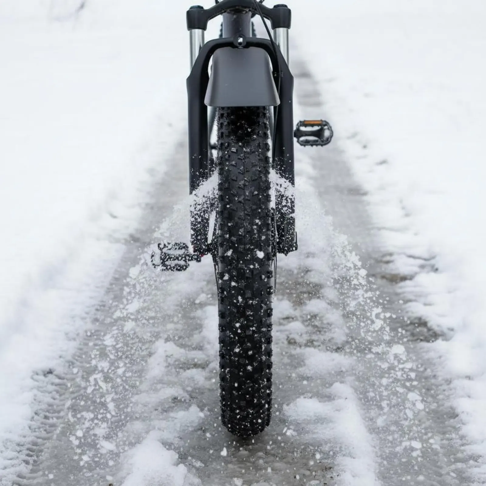 Winter Bike Guard Long-Lasting Wide Tire Guard Set Mud Guard Shock Resistant - view 6