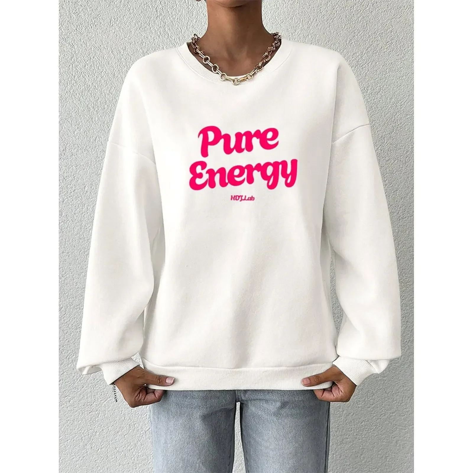 Women's Sweatshirts O-Neck Loose Casual Sports Pullovers Comfortable Velvet Long Sleeve Sweater Winter Woman Clothes 2025