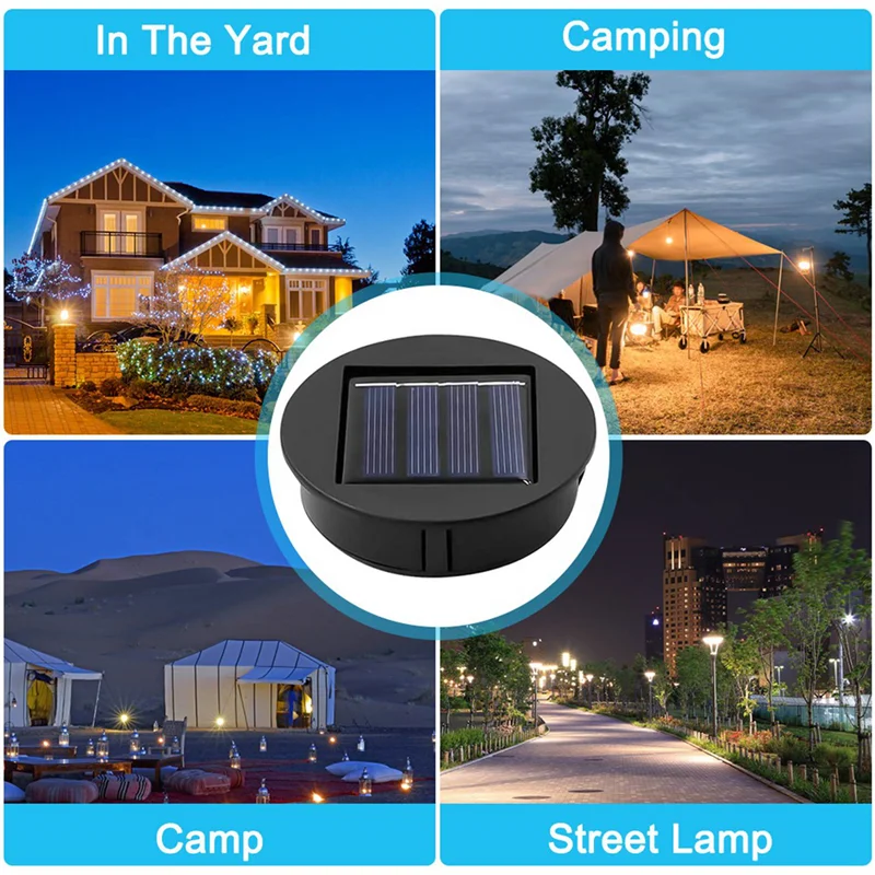 AS95-8X استبدال الضوء الشمسي العلوي لوحة طاقة شمسية في الهواء الطلق معلقة الفوانيس الشمسية أجزاء مقاوم للماء إضاءة الحديقة الملحقات