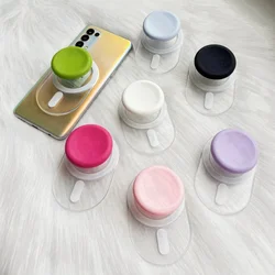 Magnetic Silicone Airbag Cell Phone Holder For IPhone 16/15/14/13/12 Series Universal And Portable Easy To Hold Simple Design