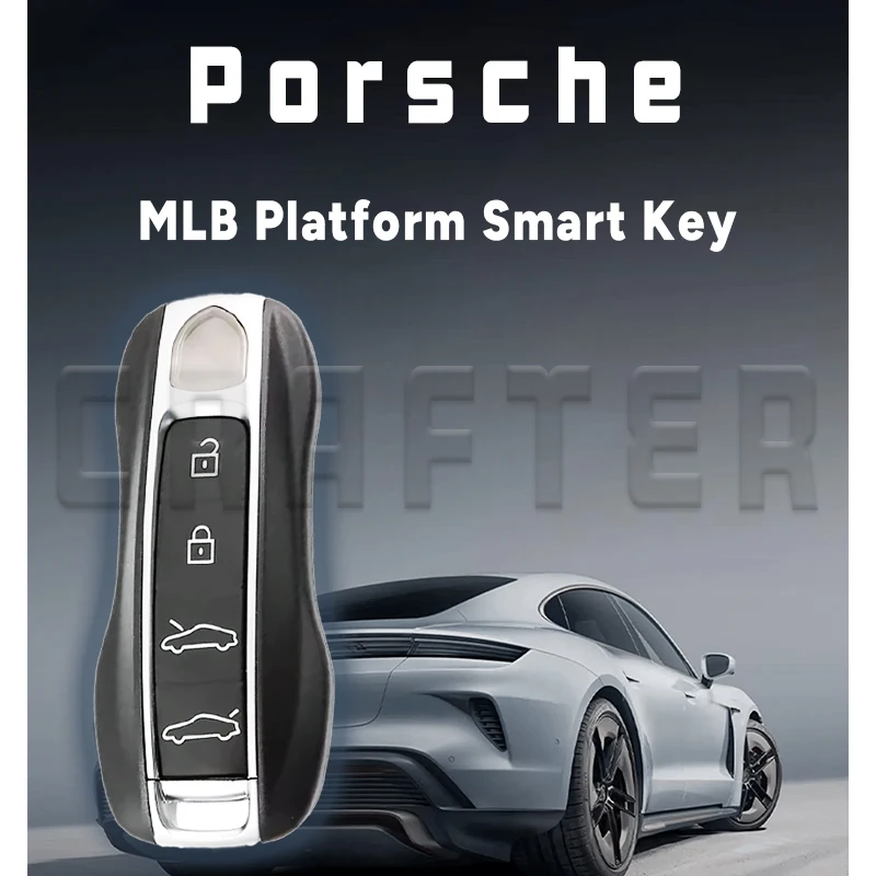 Chiave Crafters KEYDIY PCB 5M CHIP 433MHz Chiave Smart Car per Porsche MLB Cayenne Panamera Taycan Macann 718 991 Lama HU162T Chiave Cut