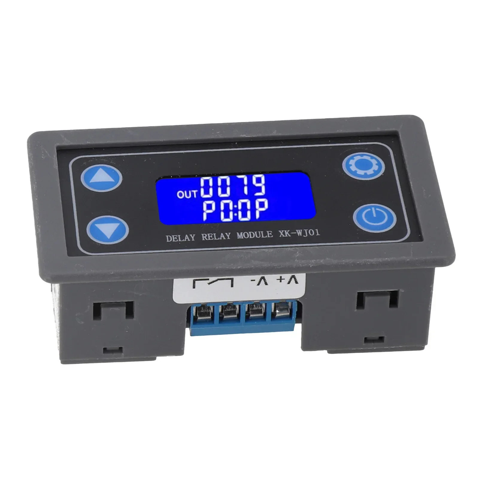 

1pcs Time Delay Relay Module DC 12V Controller Board LCD Display Digital Timer Switch Dual Display 50mA Electrical Testers