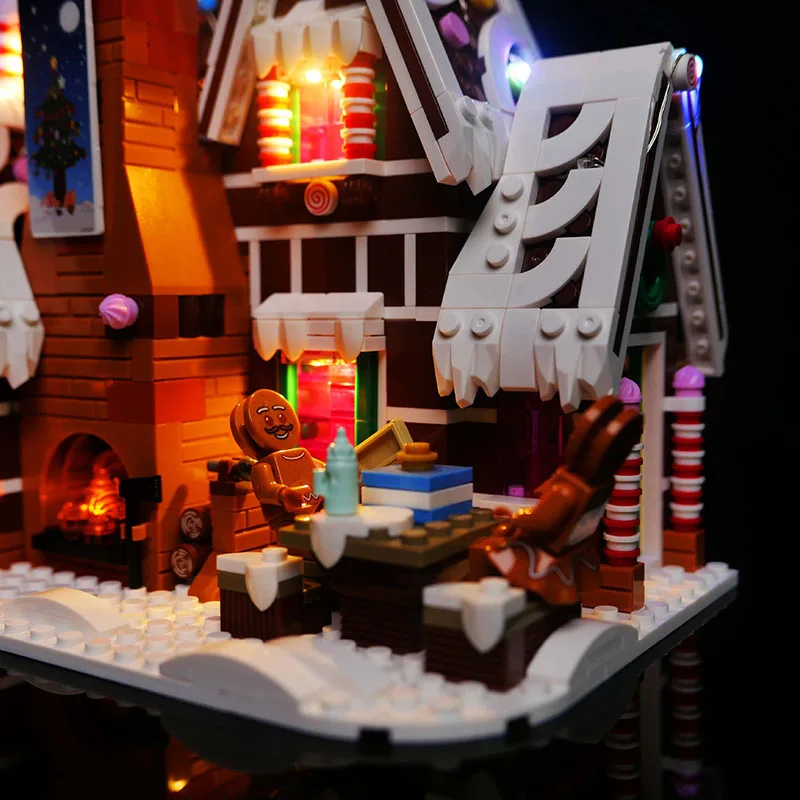 LED Light Kit for LEGO Christmas Gingerbread House 10267 Lamp DIY Toys Gift (Not Include Building Blocks Bricks Kits Sets Model)