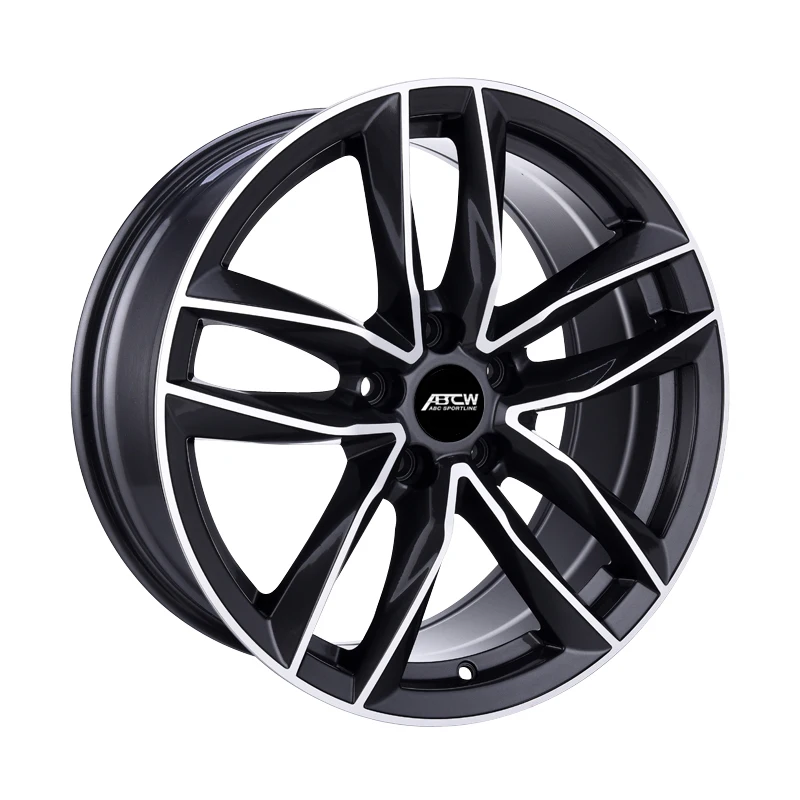 for ABCW 18inch rims 5x112 black gary car wheel rims pass r18 wheels car rims 15inch