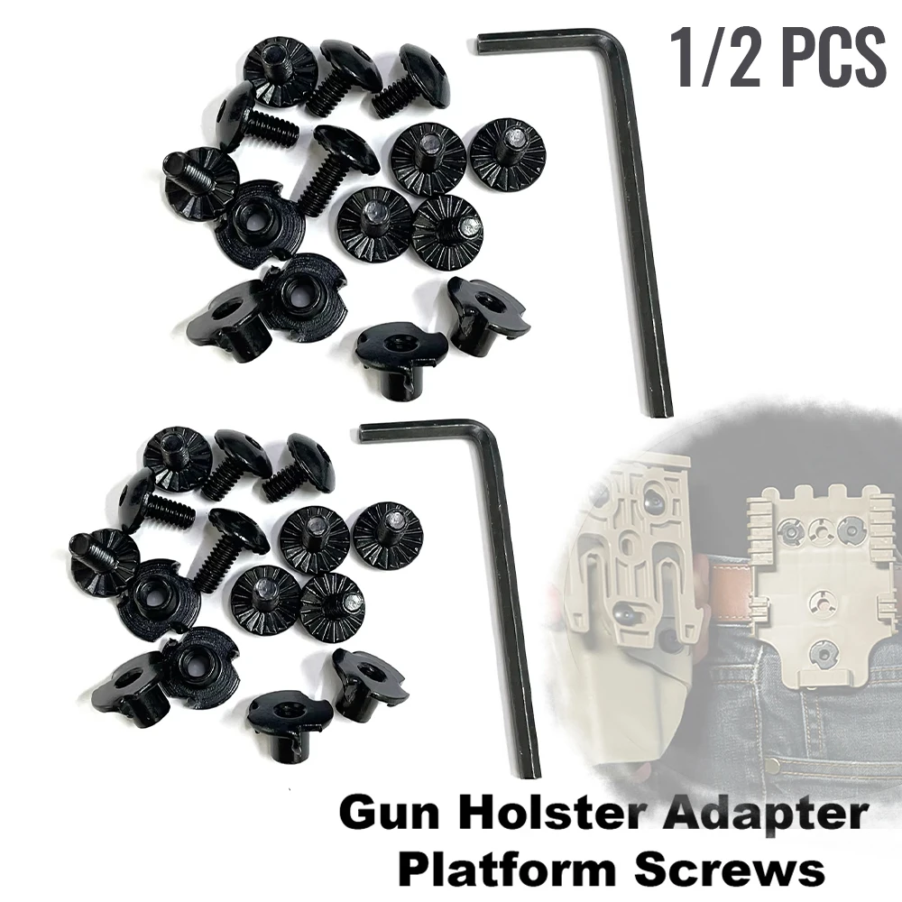 

Тактический набор крепежных винтов и гаек для системы быстрой фиксации QLS19/22, комплект аксессуаров для крепления к кобуре