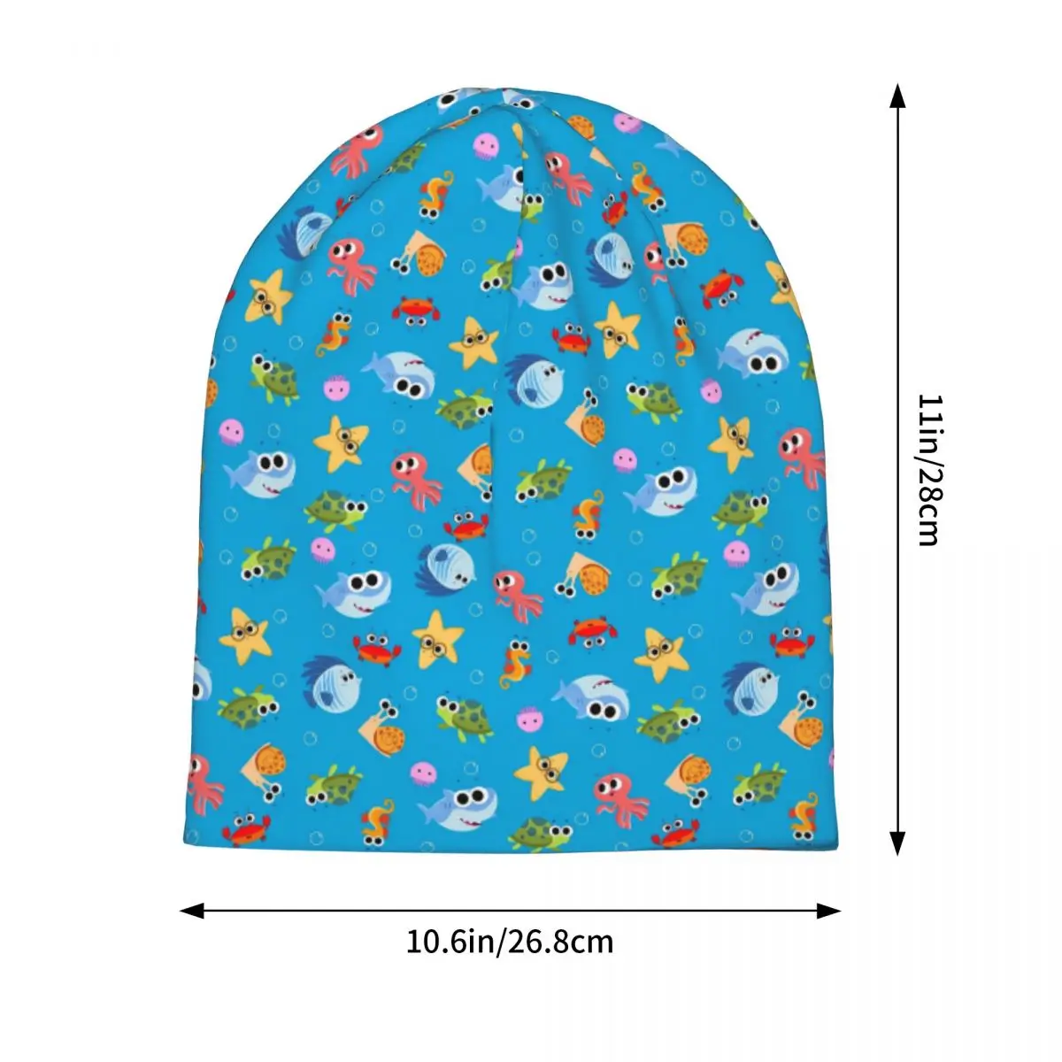 Finny The Shark Warm Knitted Cap Fashion Bonnet Hat Autumn Winter Outdoor Beanies Hats for Men Women Adult