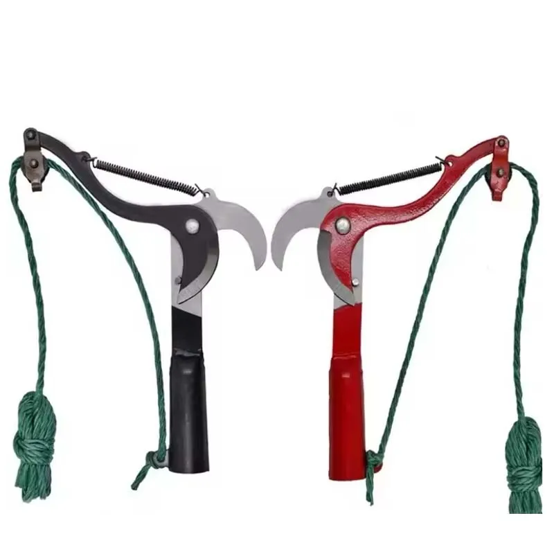 1PC High-Altitude Extension Lopper Branch Scissors Extendable Fruit Tree Pruning Saw Cutter Garden Trimmer Tool With Rope