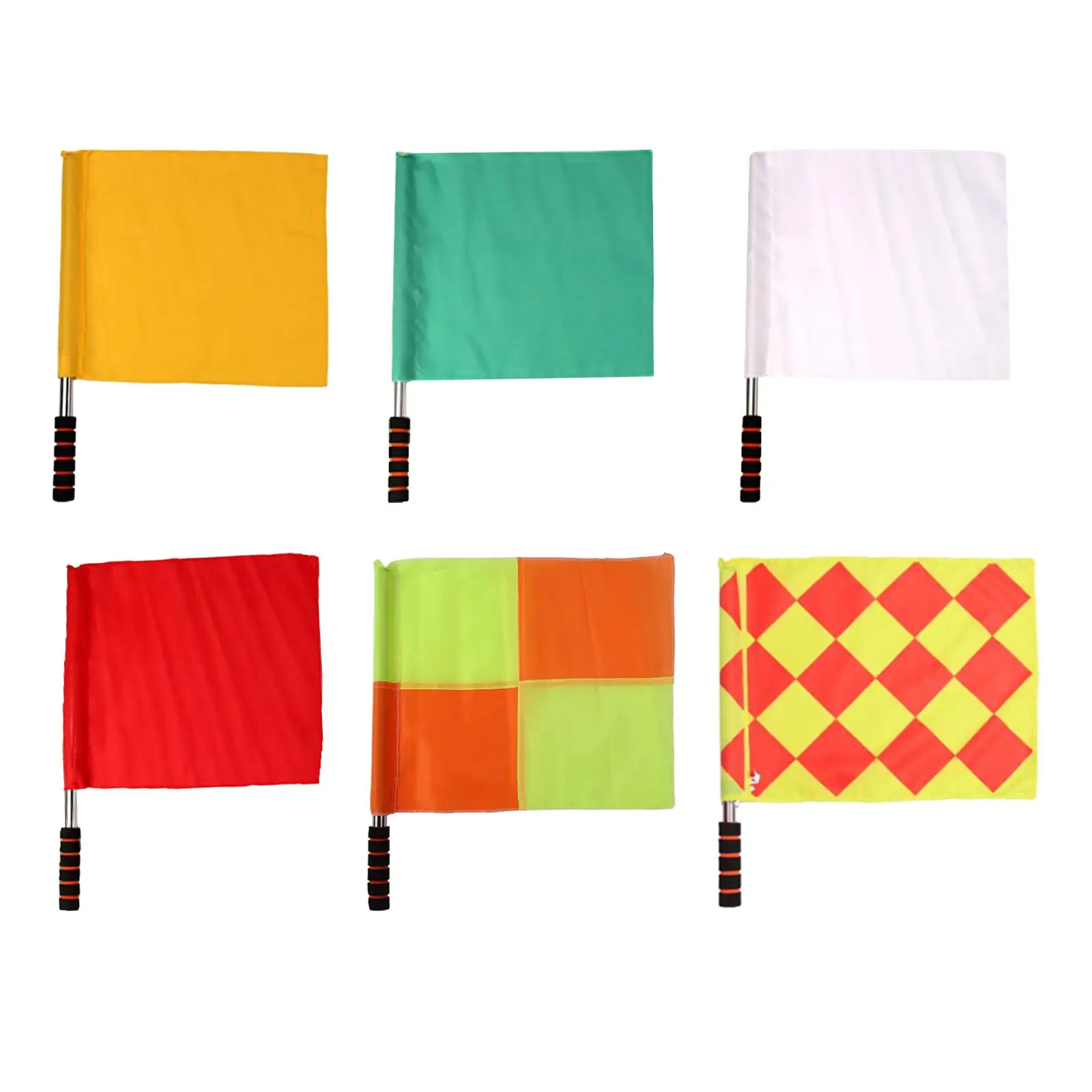 

Referee Flag Sponge Handle Hand Flag for Campus Games Football Field Soccer