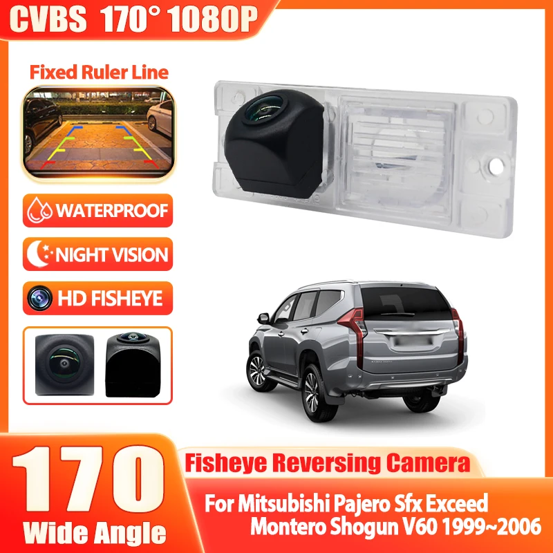 

Камера заднего вида для Mitsubishi Pajero SFX Exceed Montero Shogun V60 1999~2006, для парковки, HD, ночное видение
