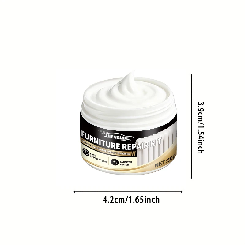 Wood Polishing and Care Wax, Suitable for Furniture, Wooden Surfaces, and Metal Parts, a Wood and Metal Polishing Repair Paste That Helps Restore Natural Shine, Low Residue, Easy to Use view 6