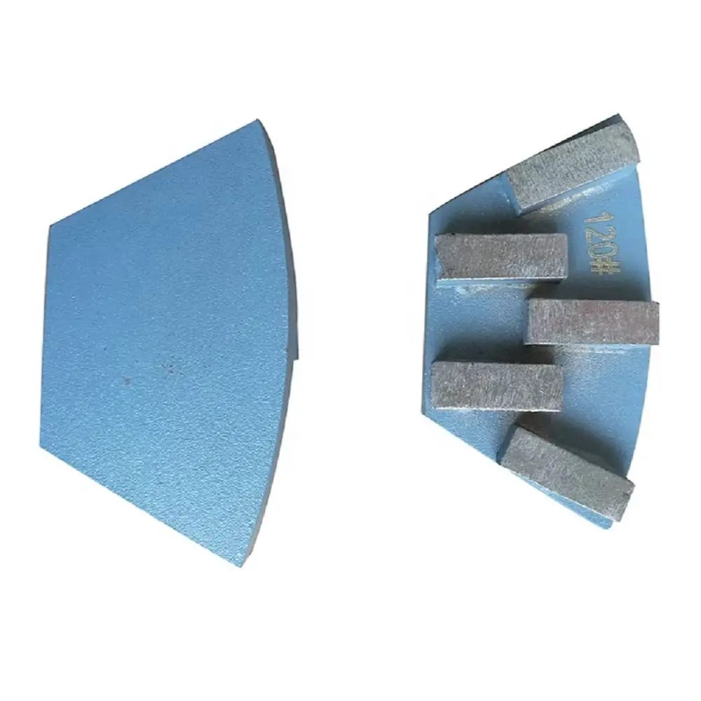 1Pc Trapezoid Diamond Abrasive Disc Metal Bond Concrete Grinding Block For Stone Floor Marble Granite