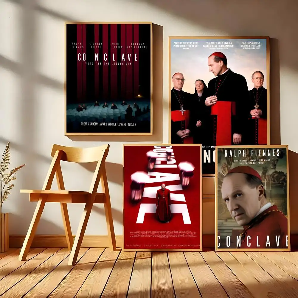 C-Conclave ポスター 取り付け簡単 自己粘着式 HD 壁装飾 防水 耐引裂性 ホーム 寝室 完璧なギフト