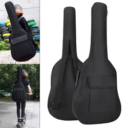 36 Polegada caso guitarra show saco tiras duplas 600d oxford tecido espessamento de algodão macio guitarra carry caso capa mochila à prova dwaterproof água