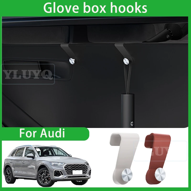 

For Audi A4/A5/A6/Q5 Co-Pilot Glove Box Hook Car Hook Storage Car Interior Modification Audi Accessories