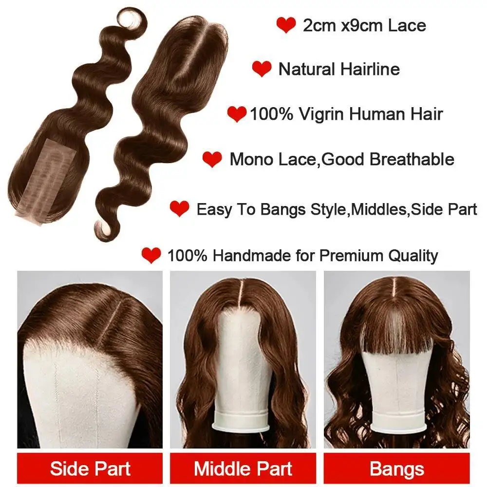 الشوكولاته الملونة 1/3/4 جسم الإنسان موجة البرازيلي فيجين الشعر العسل البني حزم نسج ملحقات 100% غير المجهزة