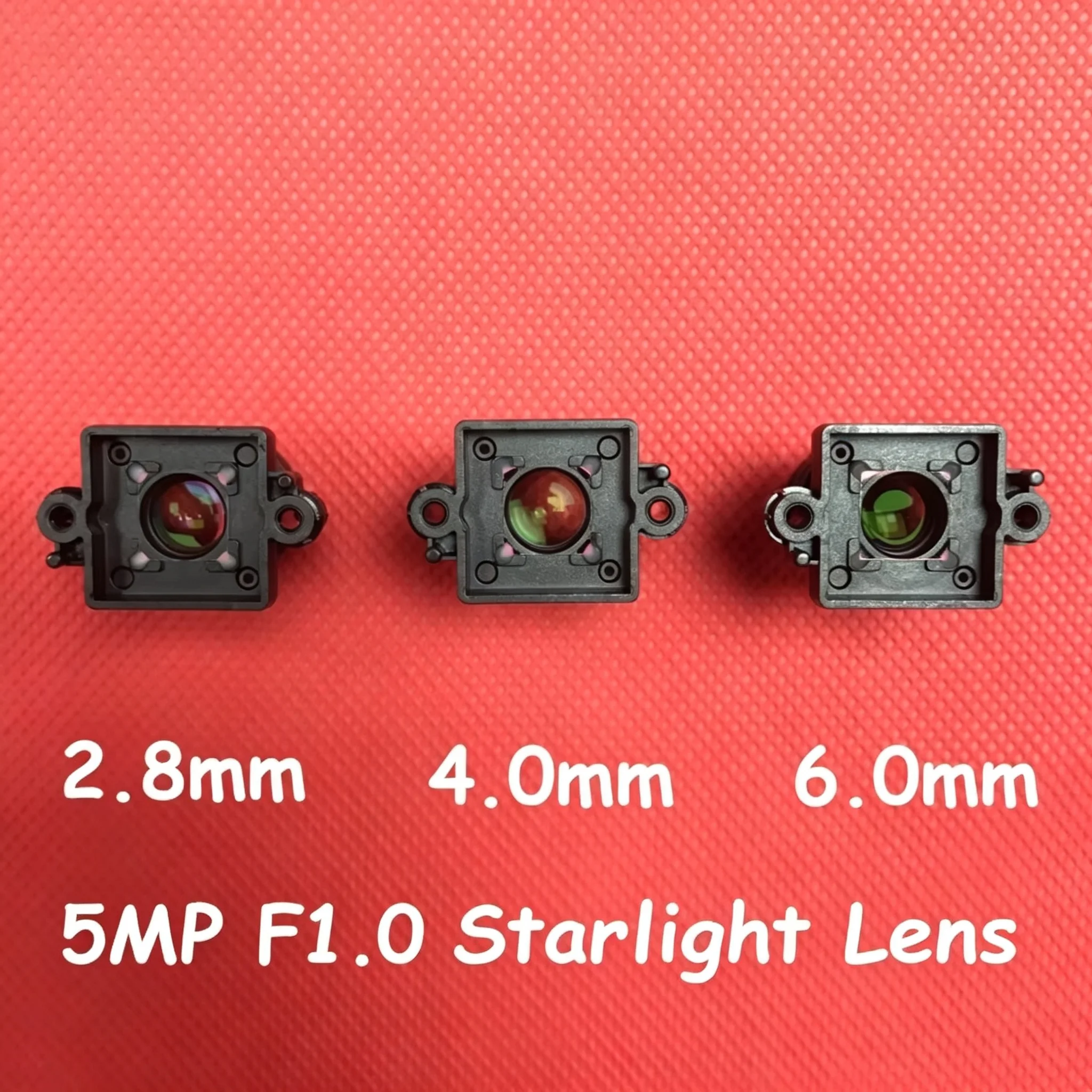 M12 5MP F1.0 Starlight 2.8mm/4mm/6mm IR Lens For CCTV Camera Module