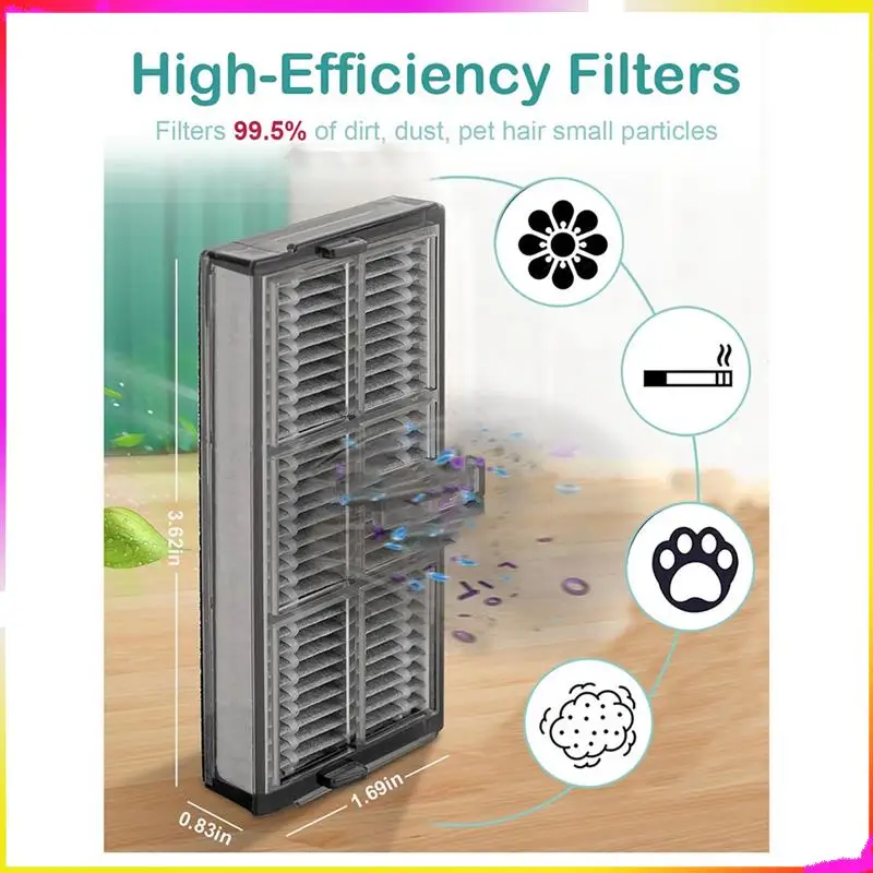 M04K Per Dreame X40 Ultra/X40 Pro/S30 Pro Ultra Pezzi di ricambio Kit di accessori-Spazzola principale Filtro HEPA Mop Sacchetto per la polvere in tessuto