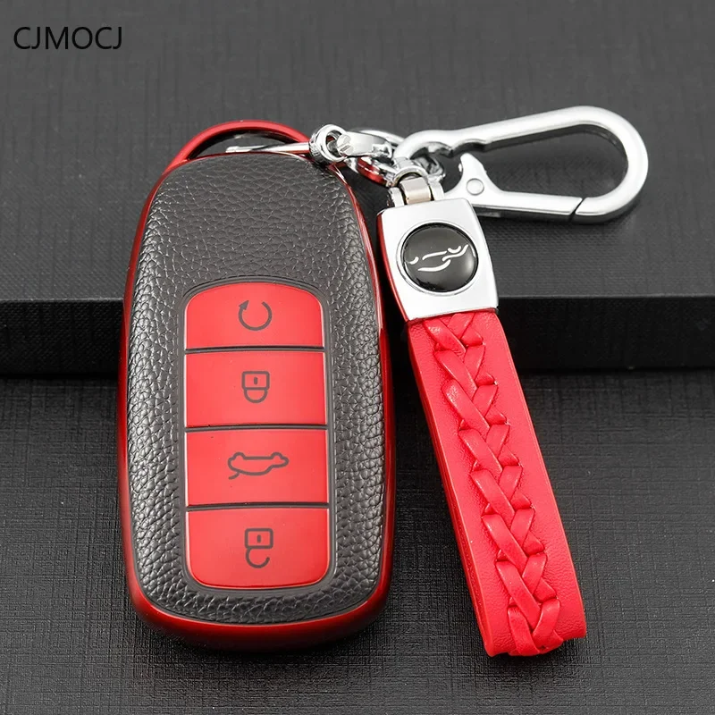 

TPU Car Key Case Cover Holder Key Shell Buckle for Chery Tiggo 8 PRO/Omoda/Arrizo 8