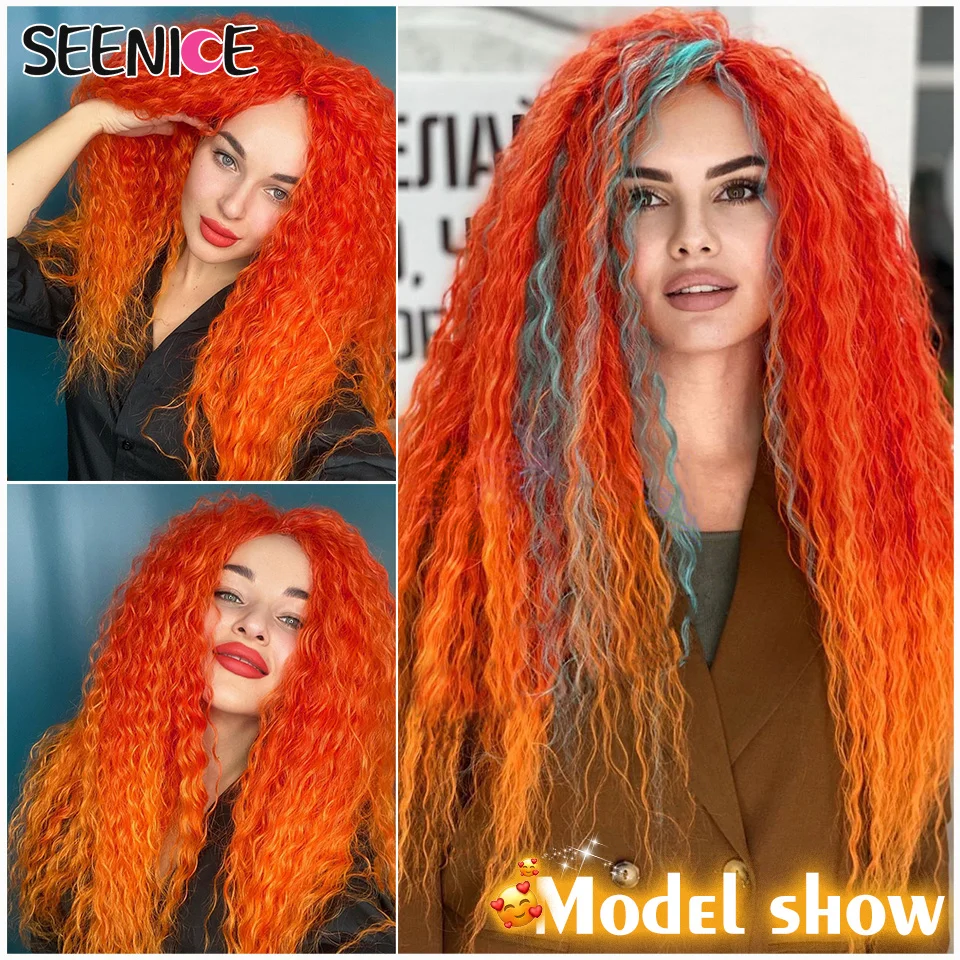 ارييل حليقة الشعر 22 بوصة موجة المياه تويست الكروشيه الشعر الاصطناعية جديلة الشعر أومبير المحمر البني موجة عميقة تجديل وصلات شعر