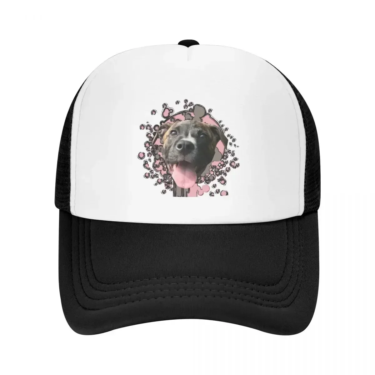 2026 Pitbull with Spray Paint Baseball Cap Trucker Hat derby hat sailor cap for men Luxury Brand Women Caps Men's