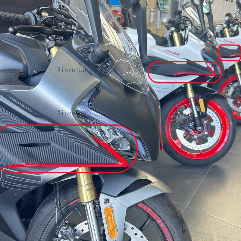 

FOR CFMOTO 450SR 450SRS Moto Accesorios Side Downforce Naked Spoilers Fixed Winglet Fairing Wings Deflectors Motorcycle Parts