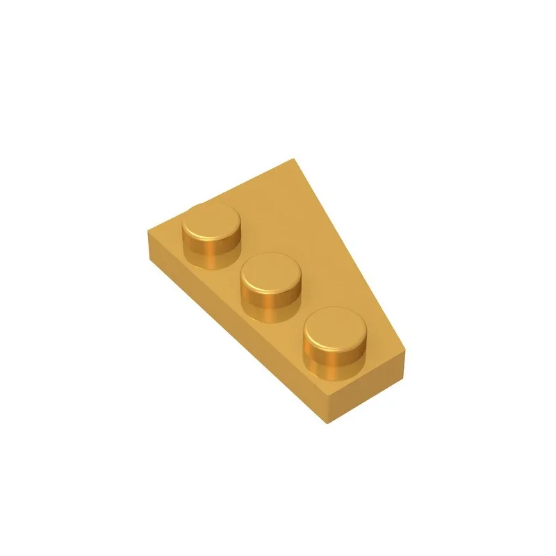 GDS-546 Wig, Plaat 3X2 Links Compatibel Met Lego 43723 Stukken Diy 'S Assembleren Bouwstenen Voor Kinderen