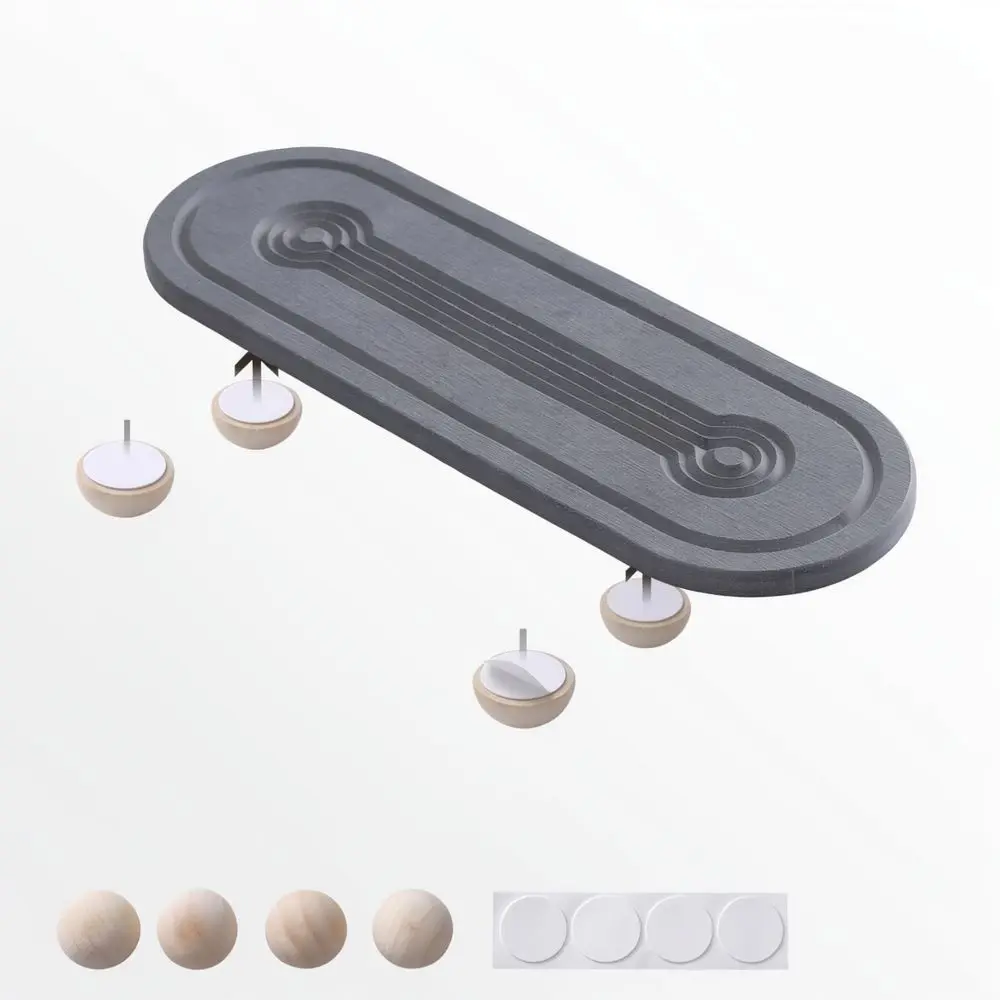 Absorbent Diatomite Tray Kitchen Sink Organizer Modern Stone Drying Mat Bathroom Soap Dish Countertop Pad Coaster
