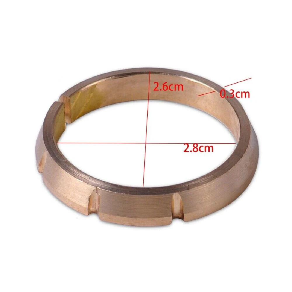 28MM Car Brass Joint Flange Ring Fit 020409374 For VW Golf Jetta Passat Audi A3 TT Gearbox Differential Thrust Washer Brass Ring