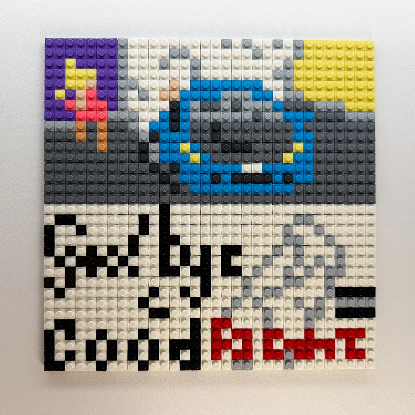 Juice WRLD Hip Hop Rap Music Building Blocks Brick Mosaic Wall Art Album Pixel Painting Home Living Room Decor Music Gift