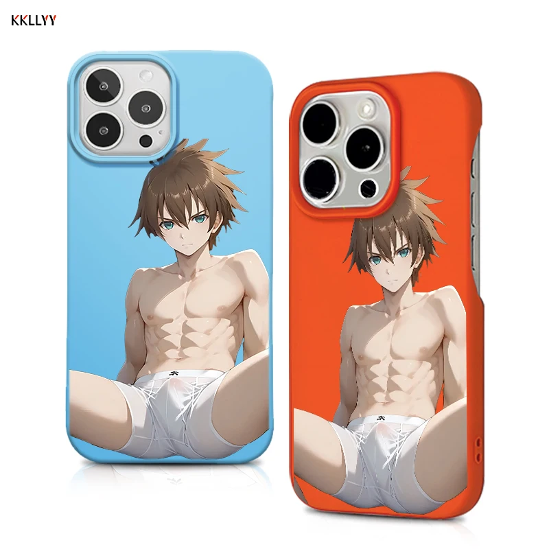 

Liquid Silicone Phone Case for iPhone 16E/15/14/13 Pro Max/12/XR Printed Phone Cover Cartoon man Shockproof Gym Lover Gift