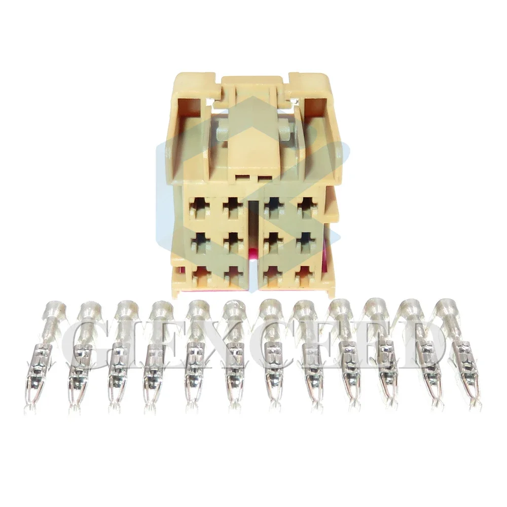 

1 комплект 12-контактный 969462 -2 Автомобильная проводка, модификация разъема, аксессуары, 1,5 серии, автоматическая сборка переменного тока, незапечатанная розетка