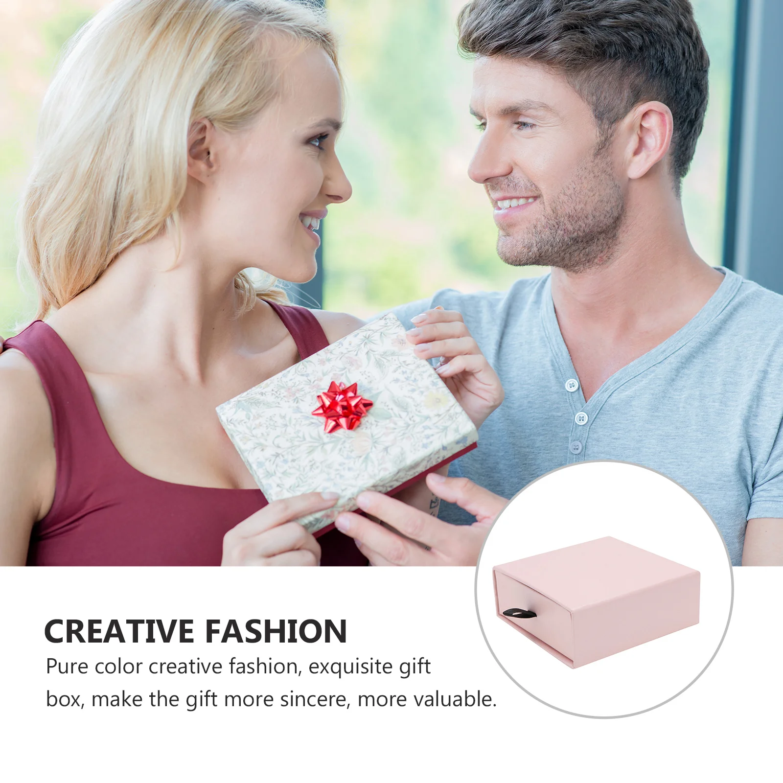 

5 Pcs Jewelry Box Boxes Storage Detachable Case Holder Cardboard Travel Container