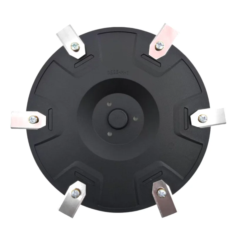 La cuchilla para cortacésped RSSE-H-1 es adecuada para cortar césped en el patio con características de 18 hojas para cortacésped de un solo orificio plateadas biseladas