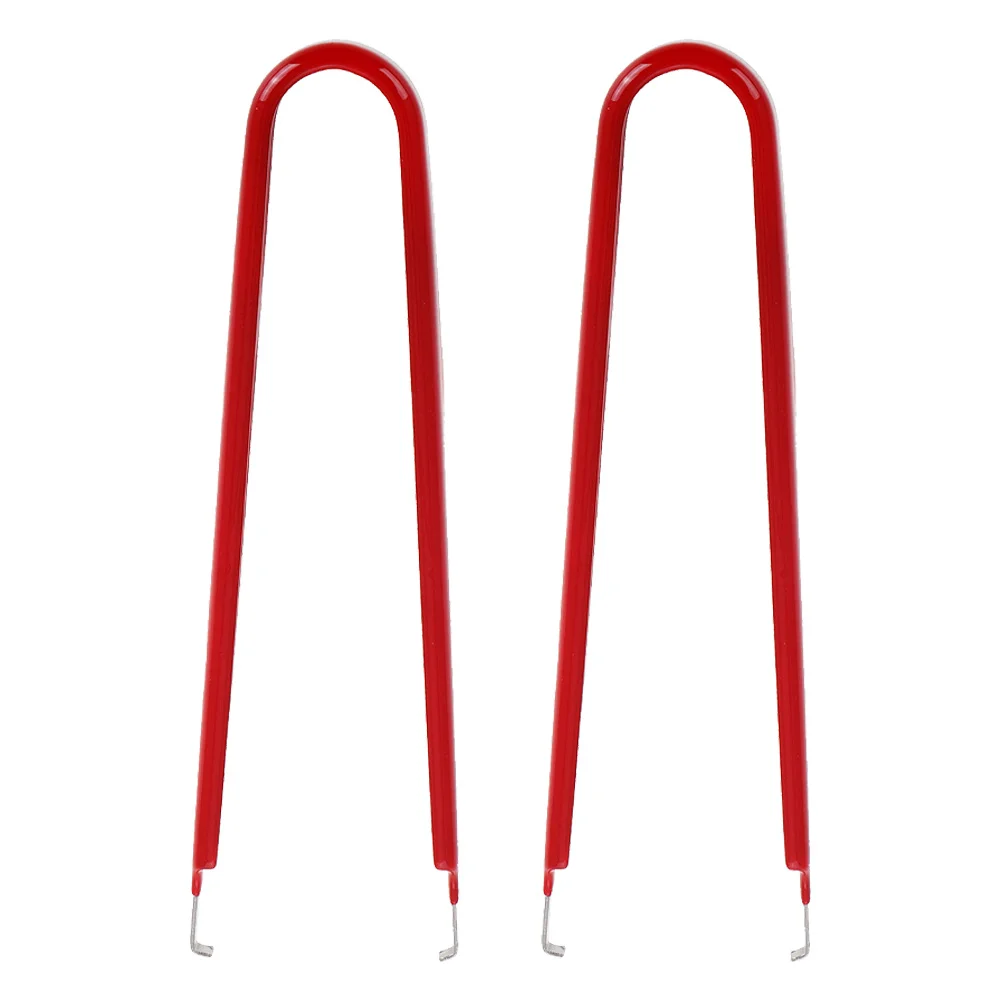

2Pcs Car Fuse Puller Tool Multifunctional Design Durable Material Portable Convenience Electrical Relay Removal Tweezers