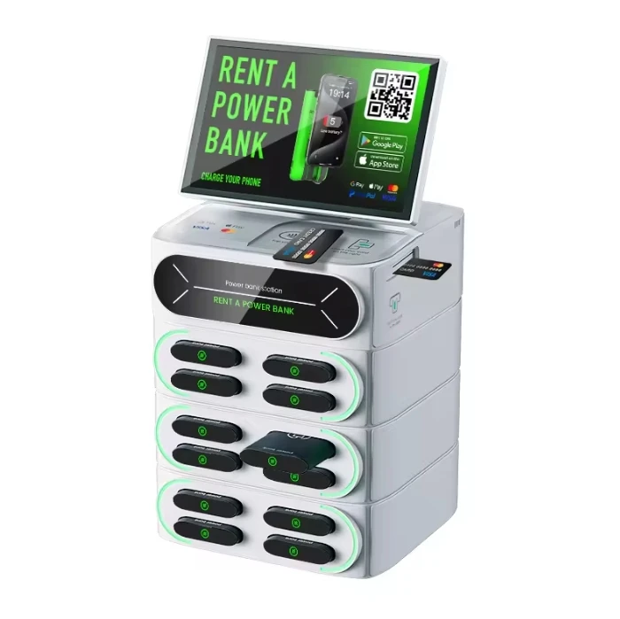 Powerbank Mobile Phone Charging Station Powerbank Station for Restaurant and Cafe
