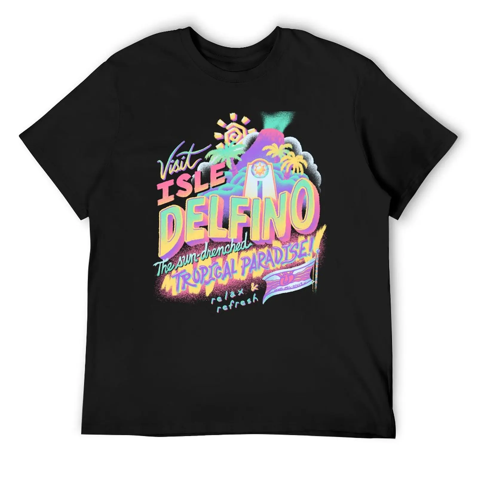 

Visit Isle Delfino T-Shirt sweat summer top aesthetic clothes custom t shirt outfits for men