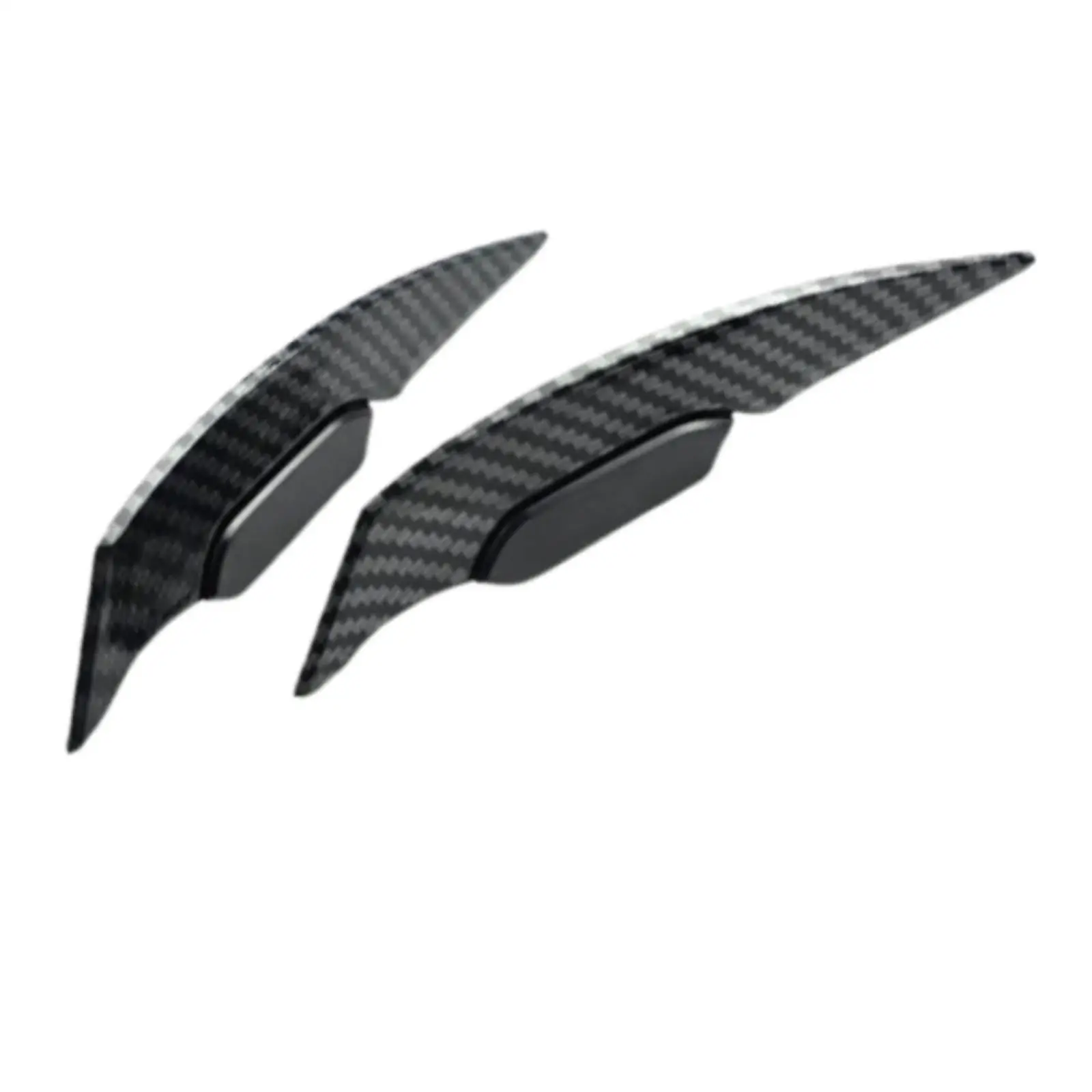 2Pcs Electric Bike Headlight Stickers Lightweight Fixed Front Aerodynamic Winglets Decals Motorcycle Decorative Adhesive Strips