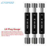 M2 M3 M4 M6 M8 M10 M12 M14 M16 M18 M20 M24 M24 M27 M30 M33 LH Thread Plug Gauge Left Hand Gage Precision  Measuring Gauge