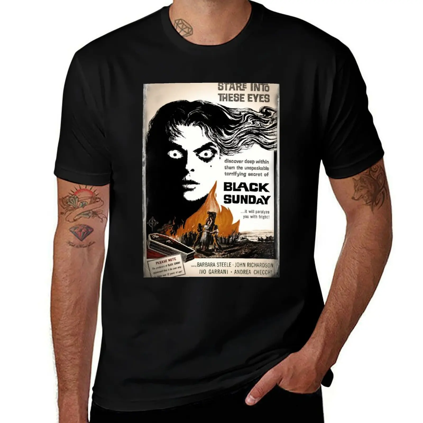 

Black Sunday. T-Shirt t shirts for man slim fit man t shirt graphic