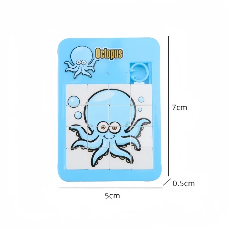 5 Stück niedliche Tier-Puzzles aus Kunststoff, Lernspielzeug für Kinder, Geburtstagsparty, Gastgeschenke, Pinata-Füller, Schule, Karneval, Preise – Detail 6