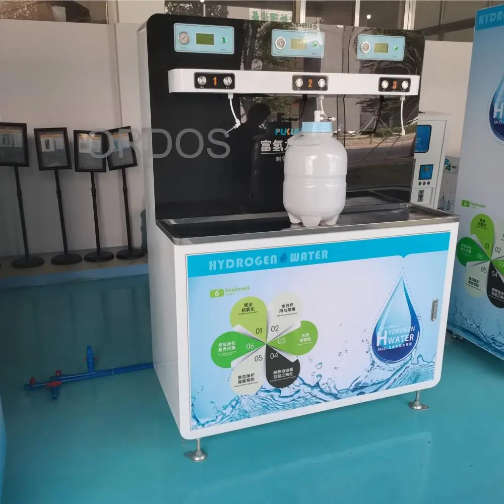 Commercial Water Shop Three Position Barrel Bottled Hydrogen Water Filling Machine