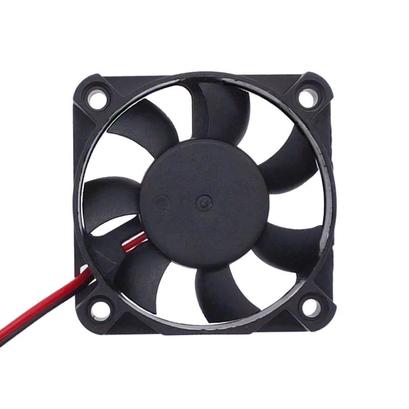 DC Brushless Fans Computer Case Cooling Fan 5V 12V 24V Sleeve Bearing CPU Cooling Fan with Two Lines 50/60/70/80*10mm